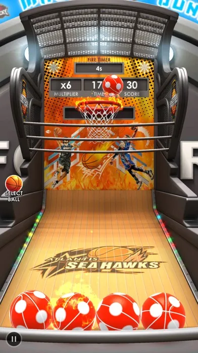 Basketball Flick 3D स्क्रीनशॉट