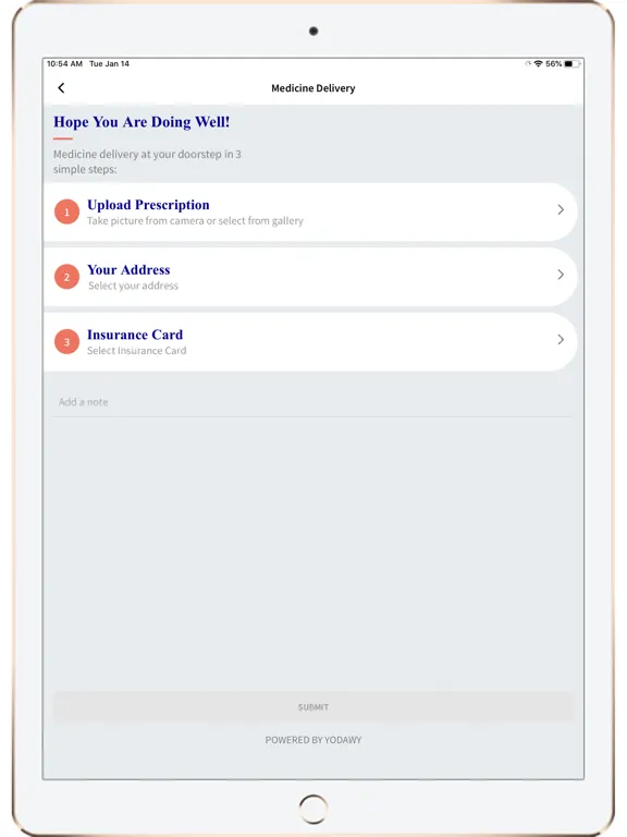 Скриншоты MyAXA Egypt iPad 