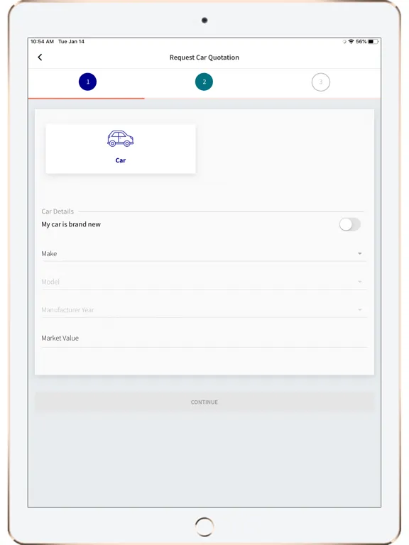 Скриншоты MyAXA Egypt iPad 