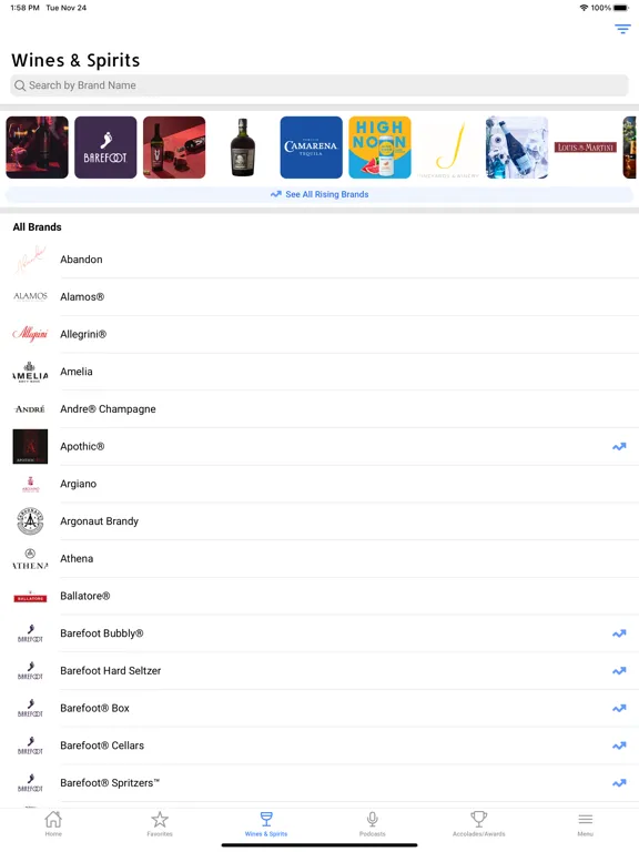 Gallo Gateway iPad 스크린샷
