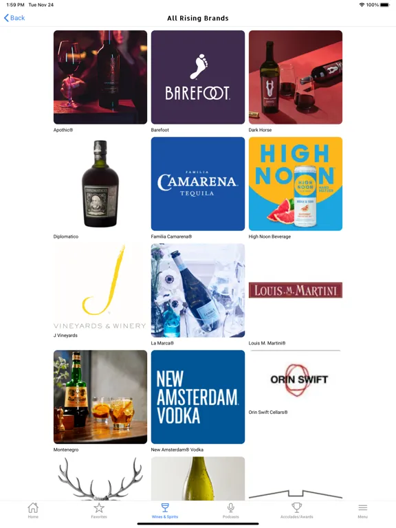 Gallo Gateway iPad 스크린샷