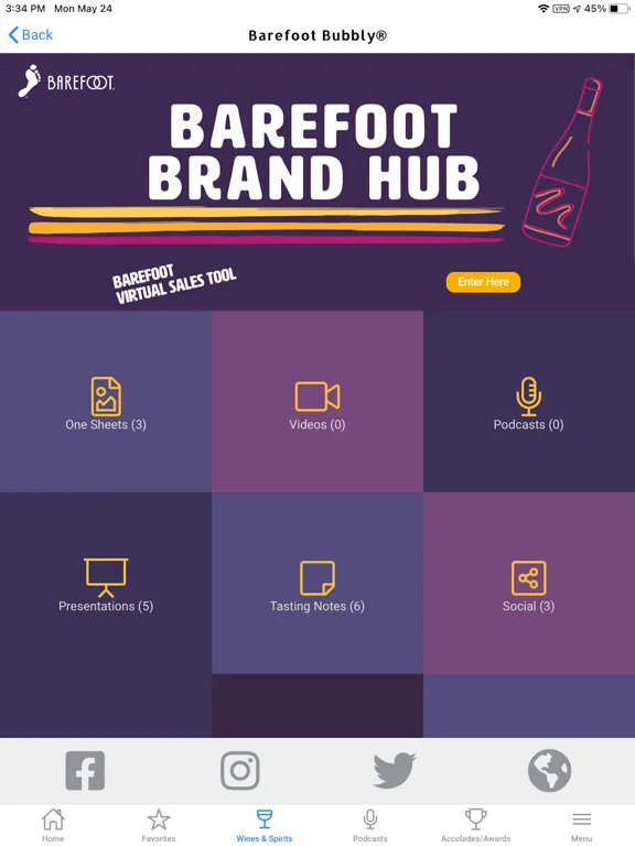 Gallo Gateway iPad 스크린샷