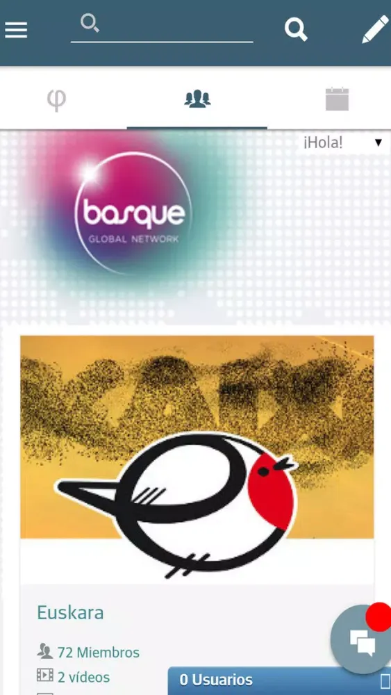 Screenshot di Basque Global Network