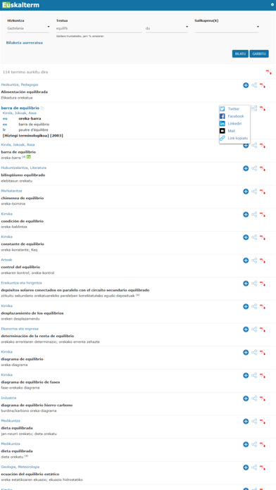 ภาพหน้าจอของ EUSKALTERM