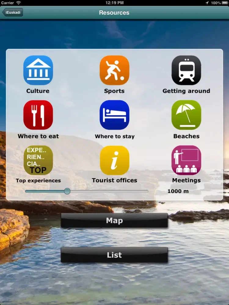 EUSKADI BASQUE COUNTRY TOURISM iPad  Screenshots