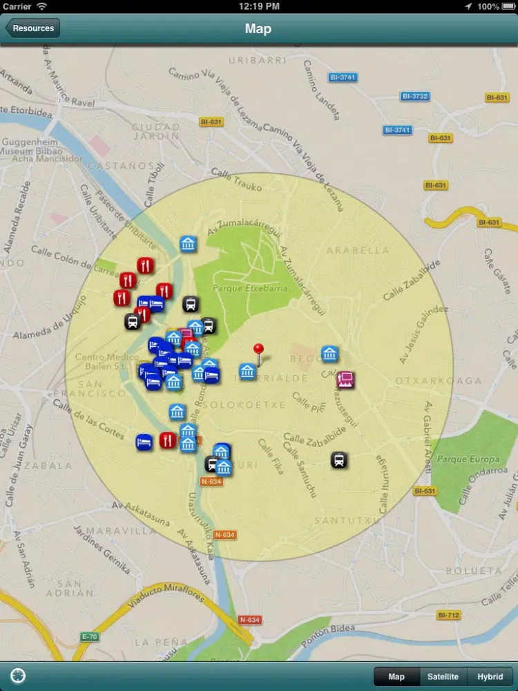 EUSKADI BASQUE COUNTRY TOURISM iPad  Screenshots