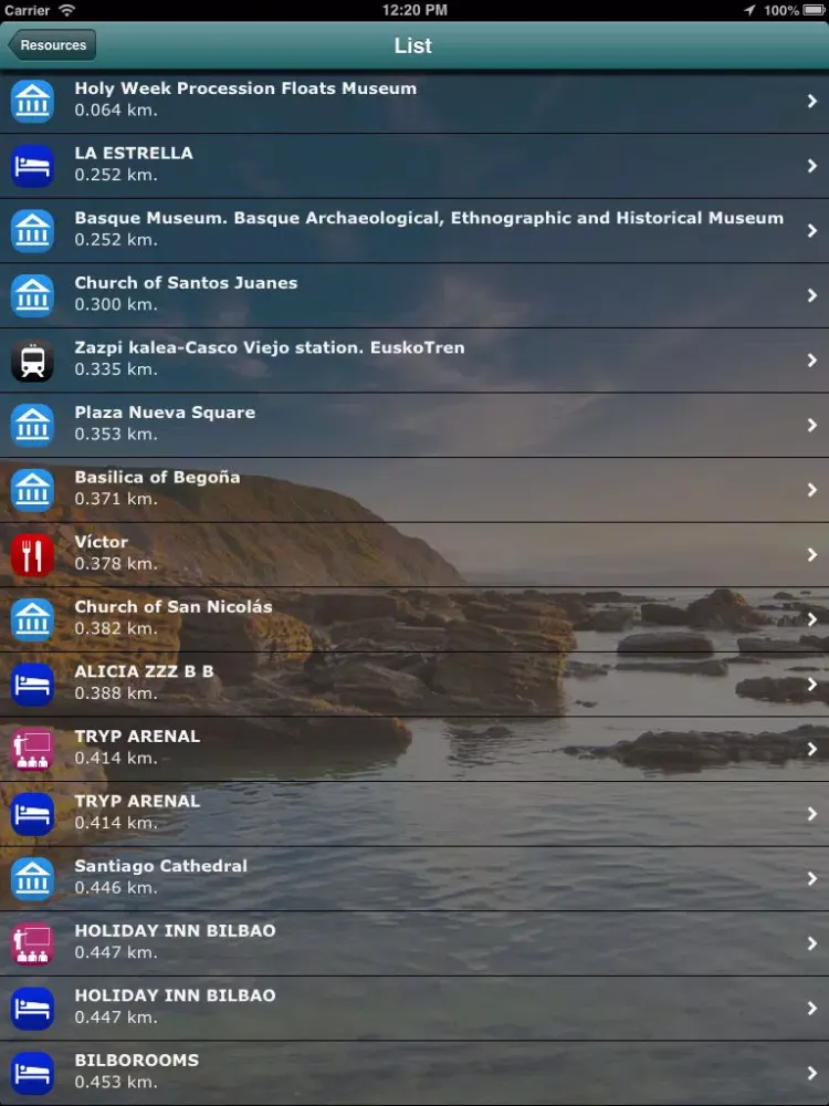 EUSKADI BASQUE COUNTRY TOURISM iPad  Screenshots