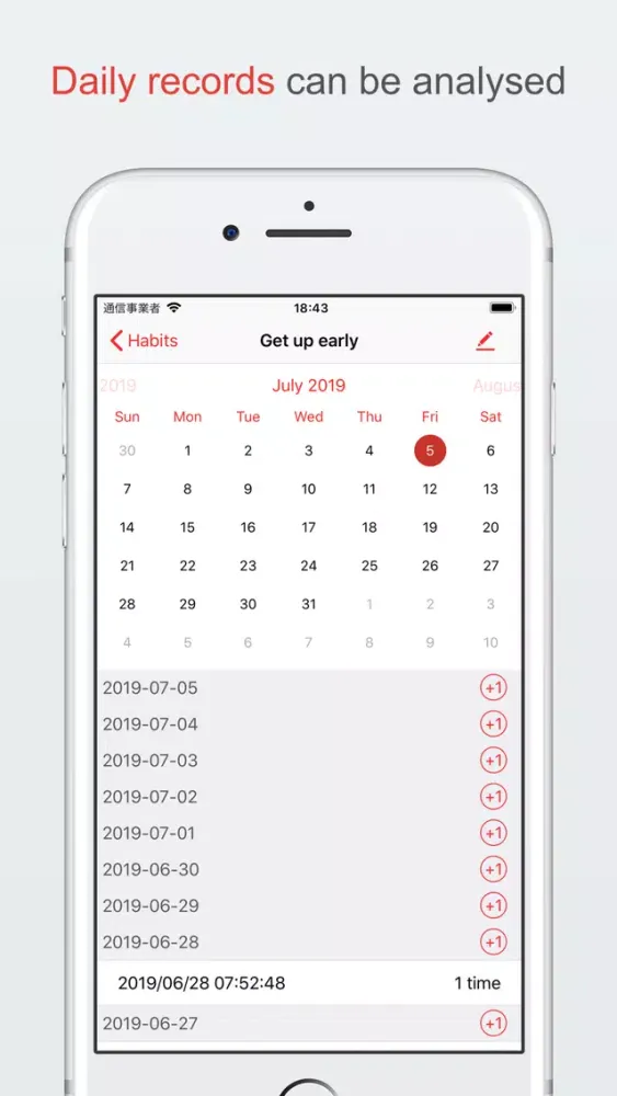 ภาพหน้าจอของ Habit Counter - habit tracker