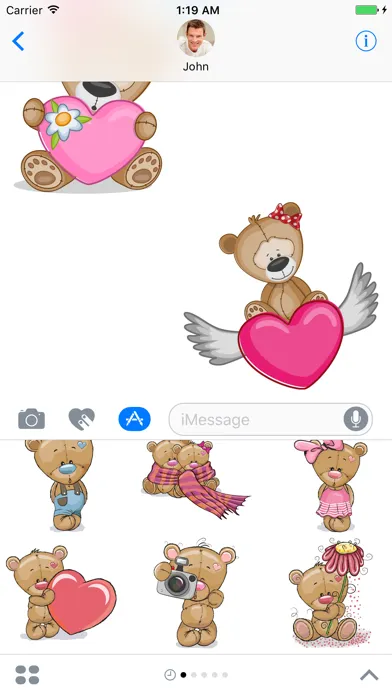 صور Teddy Bear - Stickers for iMessage