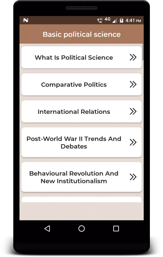 Basic political science স্ক্রিনশট