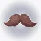 Wear a mustache - stickers for iMessage