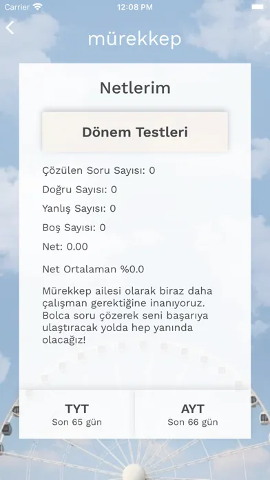 Capturas de pantalla de mürekkep: AYT Edebiyat