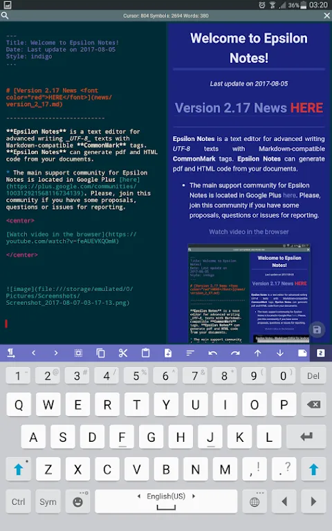 Epsilon Notes应用截图