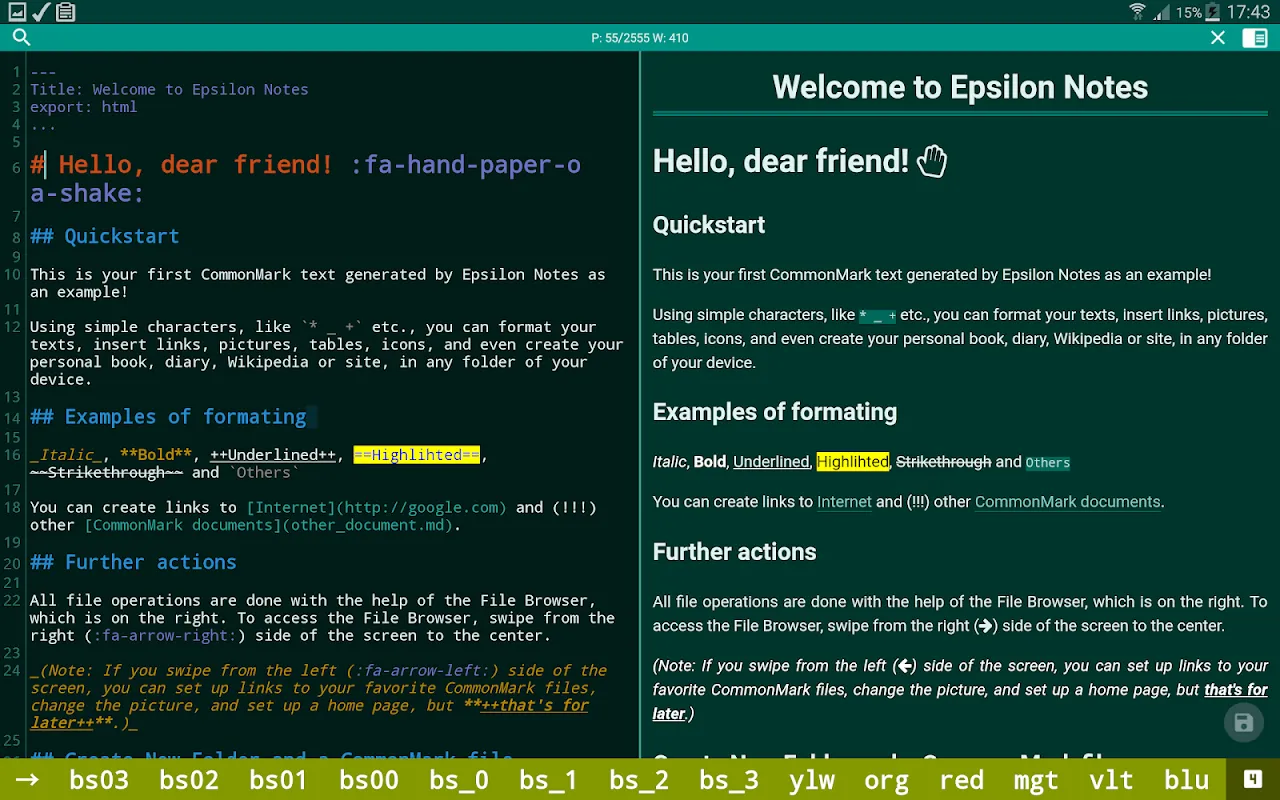 Epsilon Notes应用截图