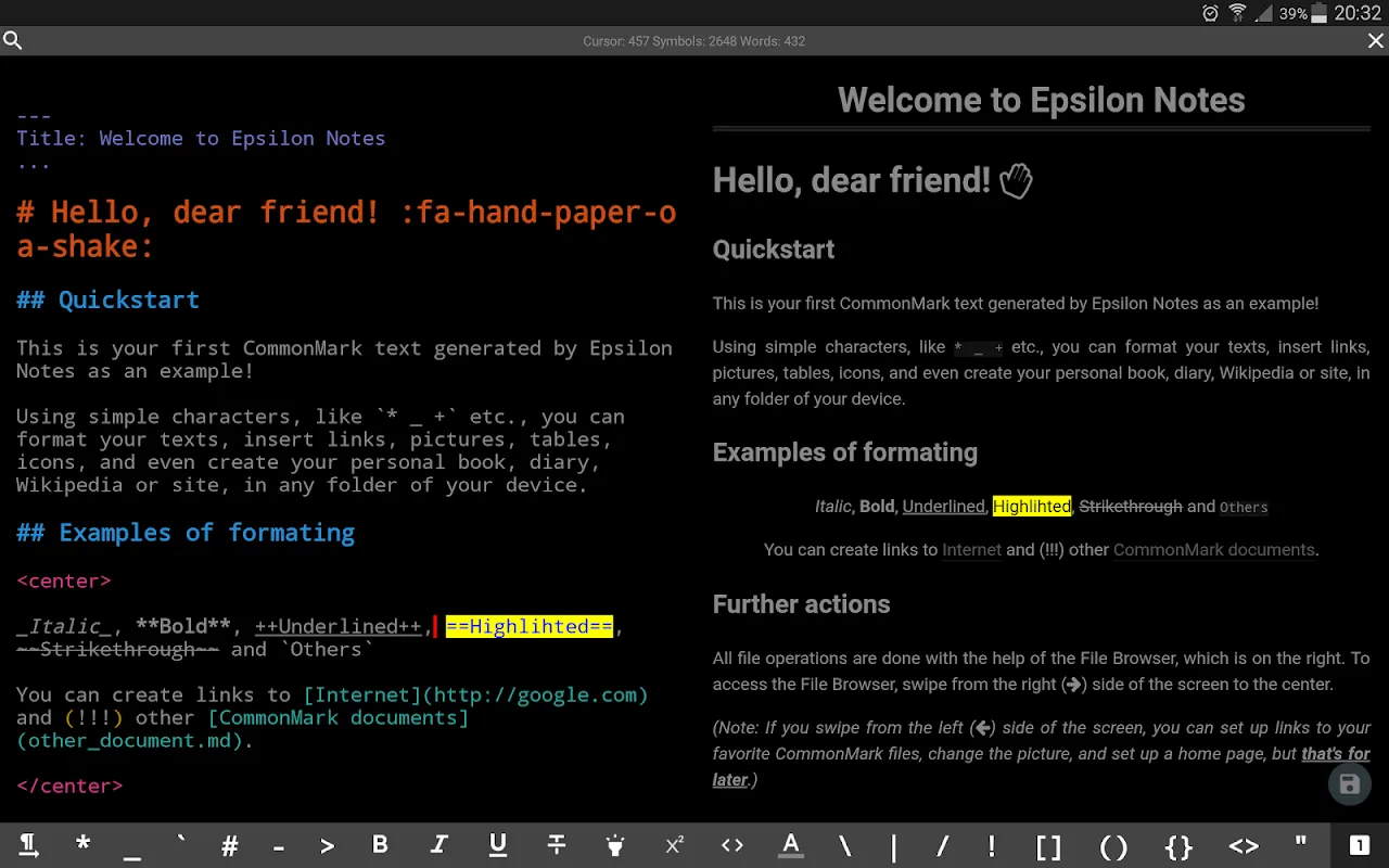 Epsilon Notes应用截图