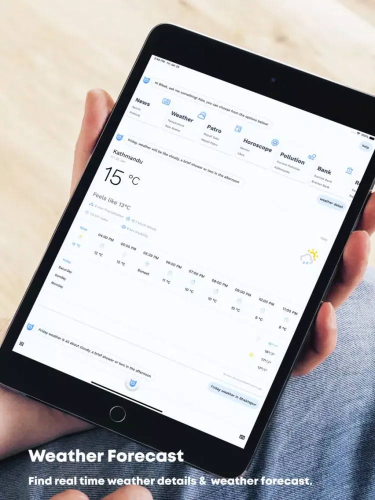 eka assistant iPad  Screenshots