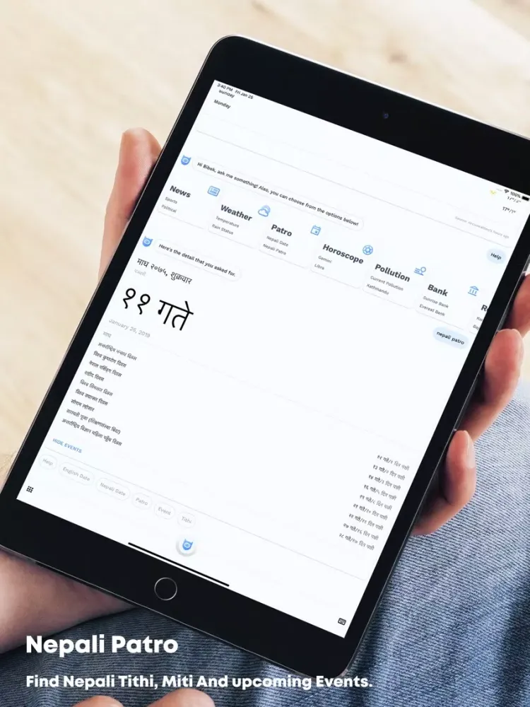 eka assistant iPad  Screenshots