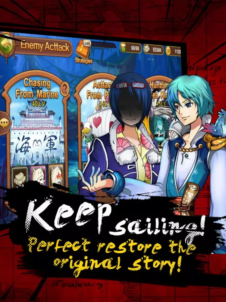 Captures d'écran de King Of Pirates：Grand Line iPad 