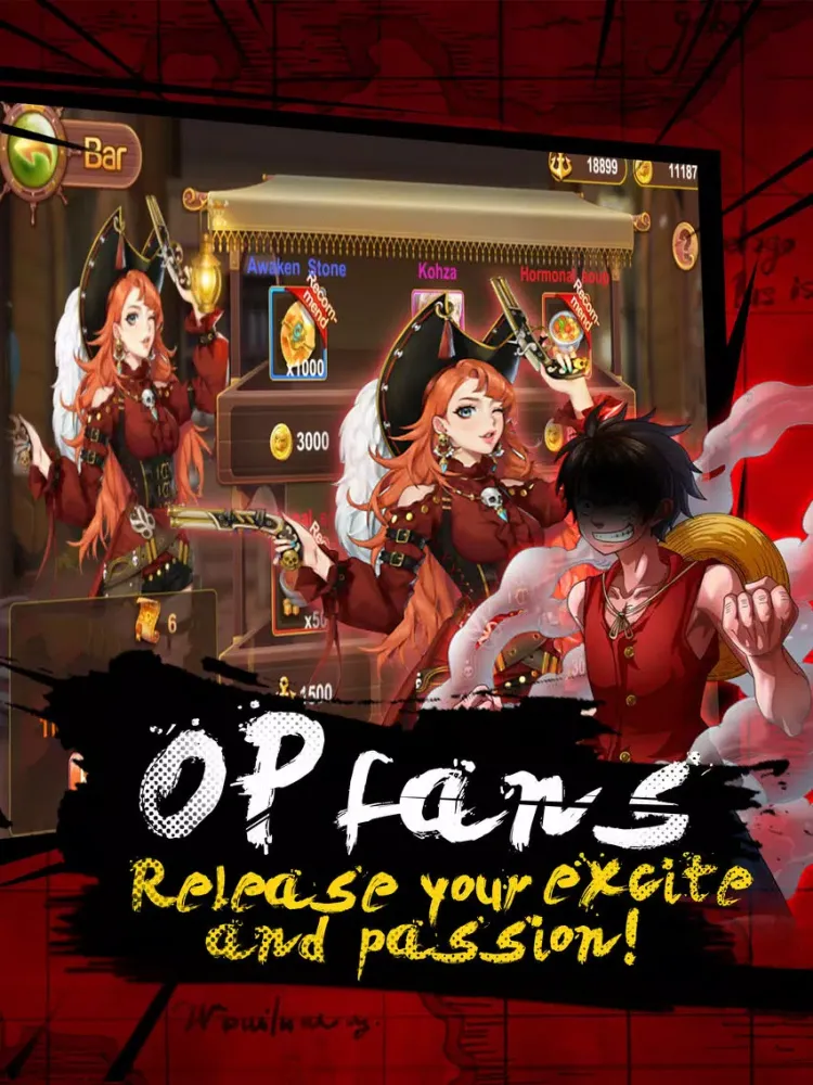 Captures d'écran de King Of Pirates：Grand Line iPad 