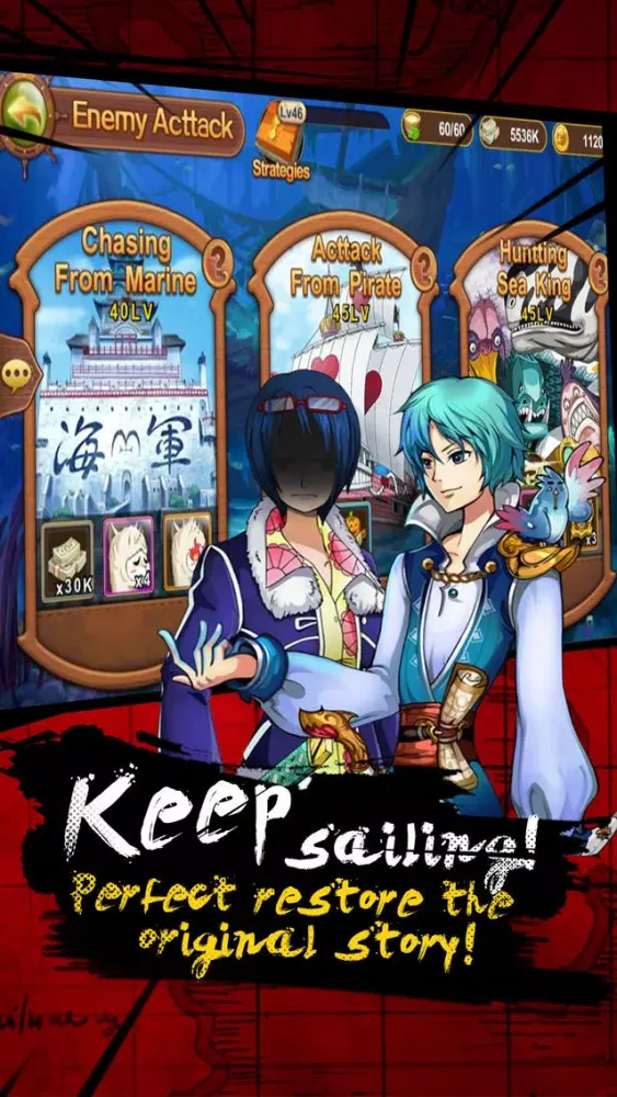 Captures d'écran de King Of Pirates：Grand Line