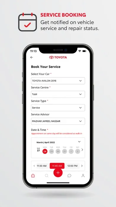 Tangkapan layar Toyota Bahrain