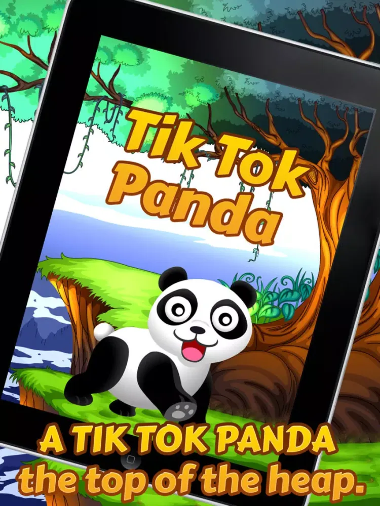Tangkapan skrin Tik Tok Panda iPad 