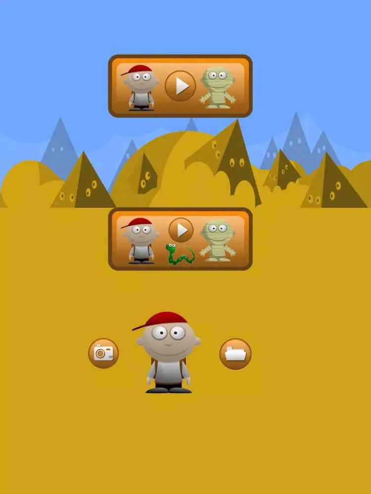 Pyramid Escape (run for the mummy) iPad  스크린샷