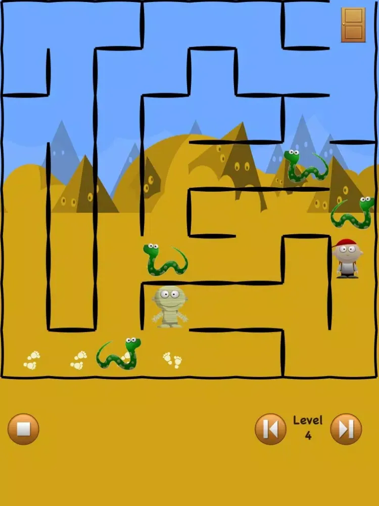 Pyramid Escape (run for the mummy) iPad  스크린샷