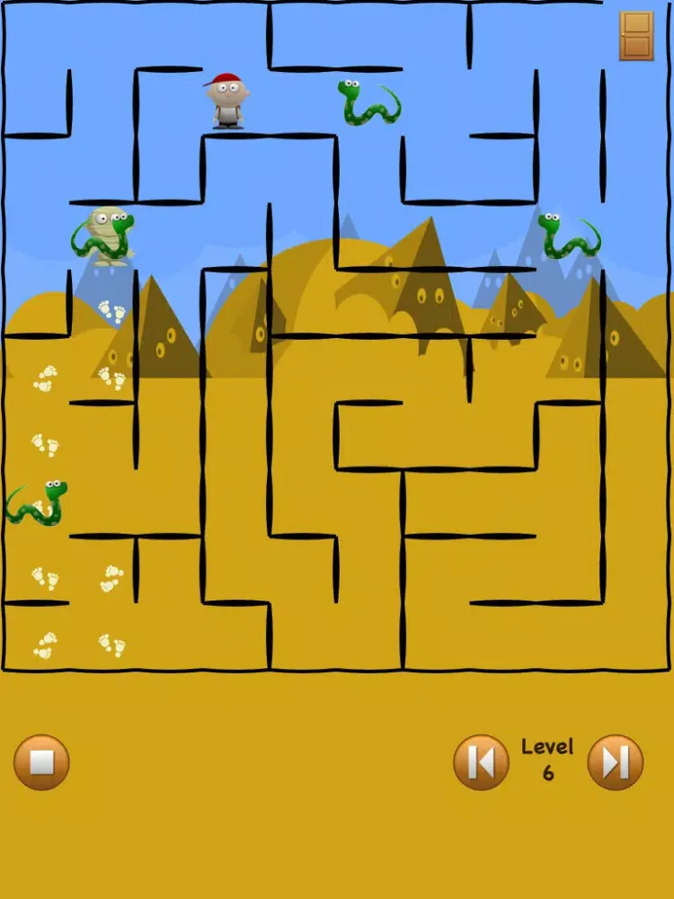 Pyramid Escape (run for the mummy) iPad  스크린샷