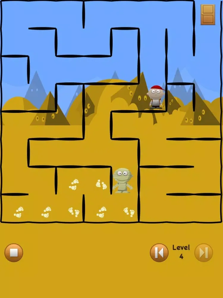 Pyramid Escape (run for the mummy) iPad  스크린샷