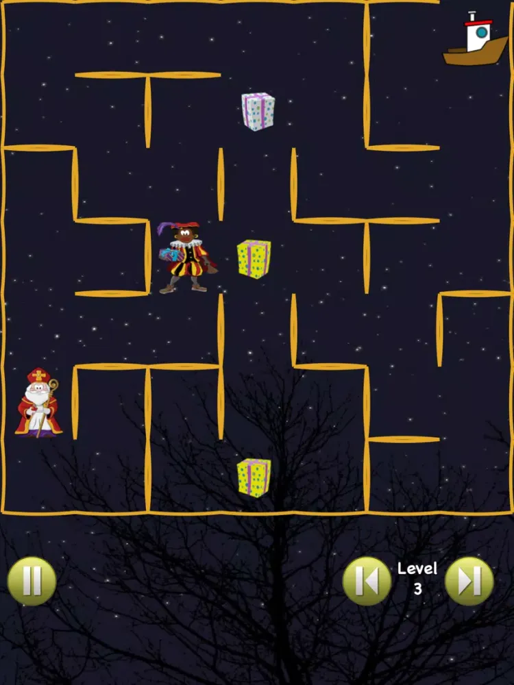 Sinterklaas and Piet lost presents (dutch 5 december feast) iPad  Screenshots