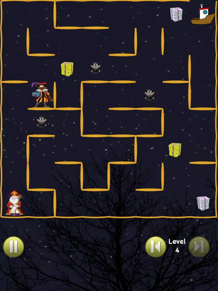 Sinterklaas and Piet lost presents (dutch 5 december feast) iPad  Screenshots