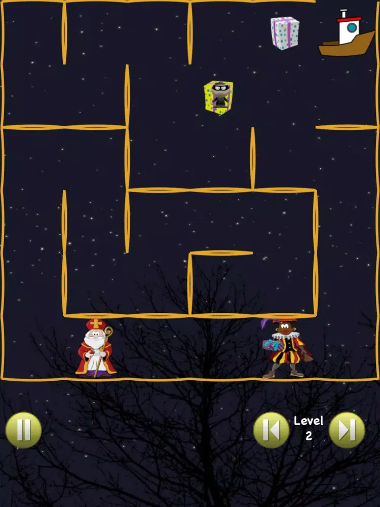 Sinterklaas and Piet lost presents (dutch 5 december feast) iPad  Screenshots