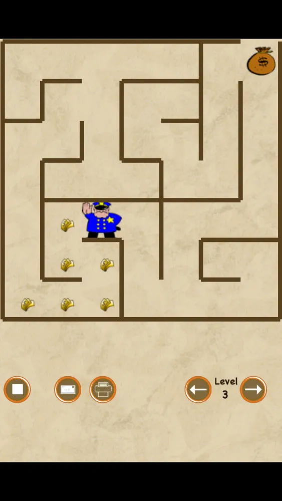 Police and Robber Maze (catch the money before the crook) Screenshots