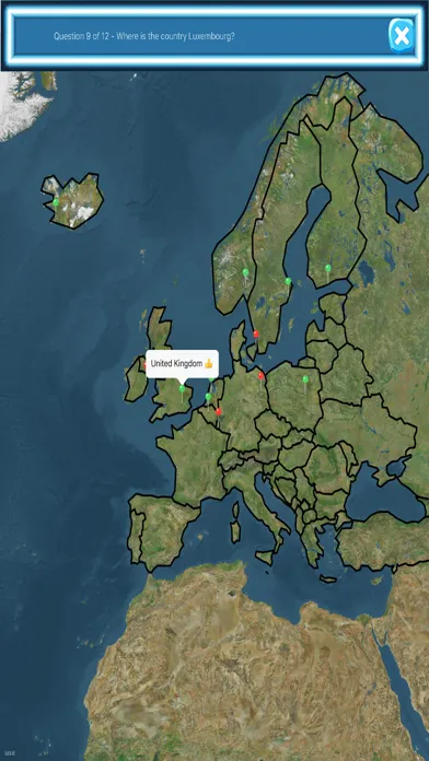 Скриншоты Topo Test Europe, topography