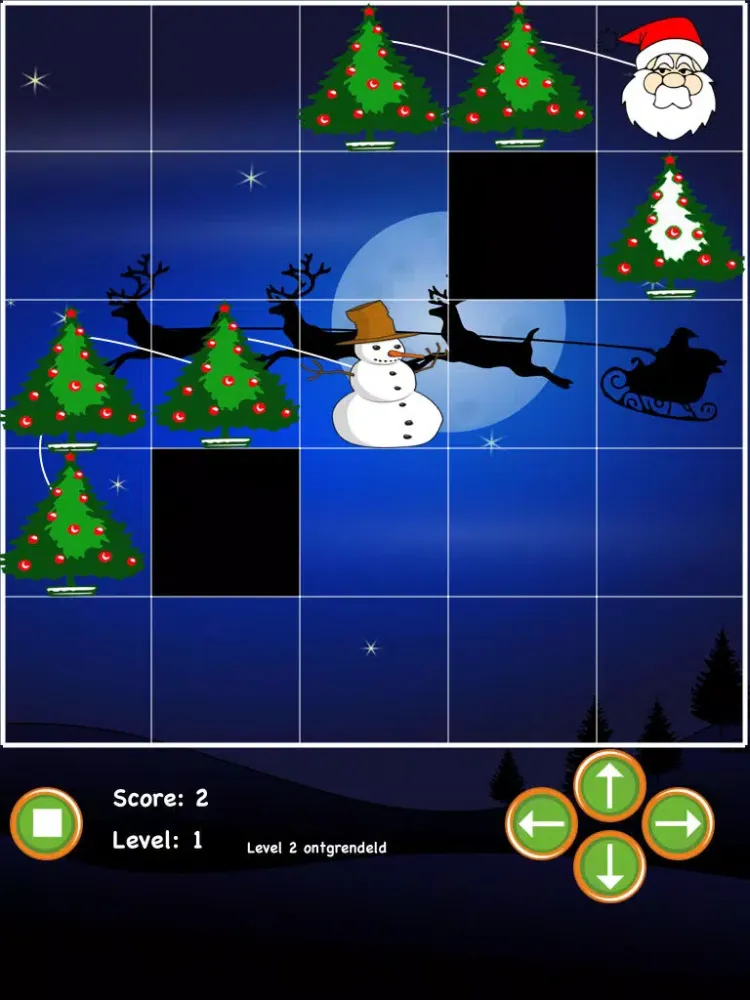 Santas Xmas Tree Hunt (a modern snake) iPad  스크린샷