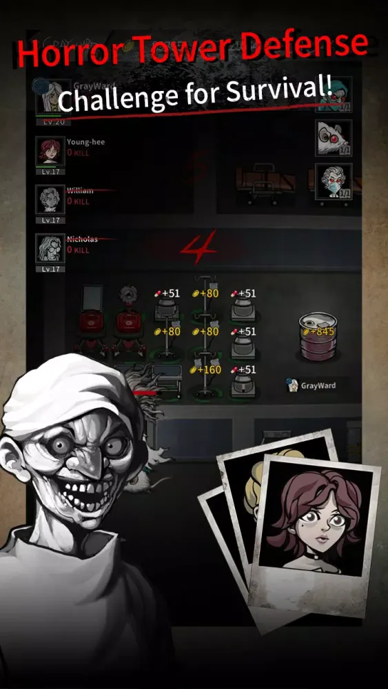 Gray Ward: Horror Defense Game Screenshots