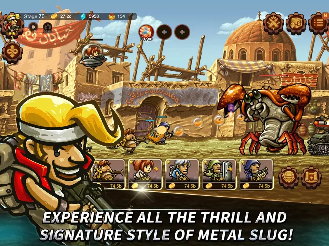 Metal Slug Infinity: Idle Game iPad  Screenshots