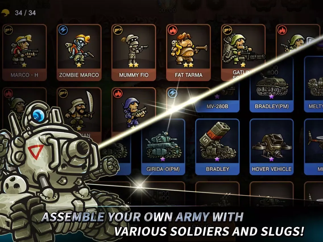 Metal Slug Infinity: Idle Game iPad  Screenshots