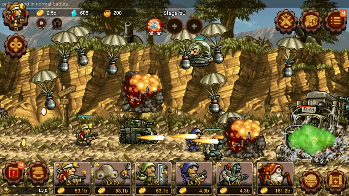 Metal Slug Infinity: Idle Game Screenshots