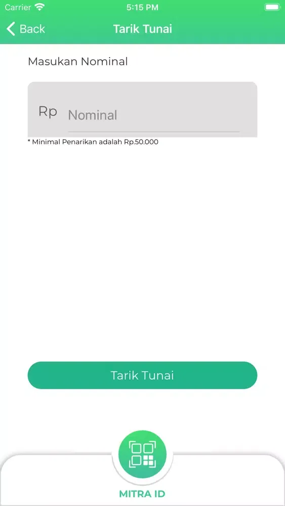 Tangkapan layar Mitra OTU