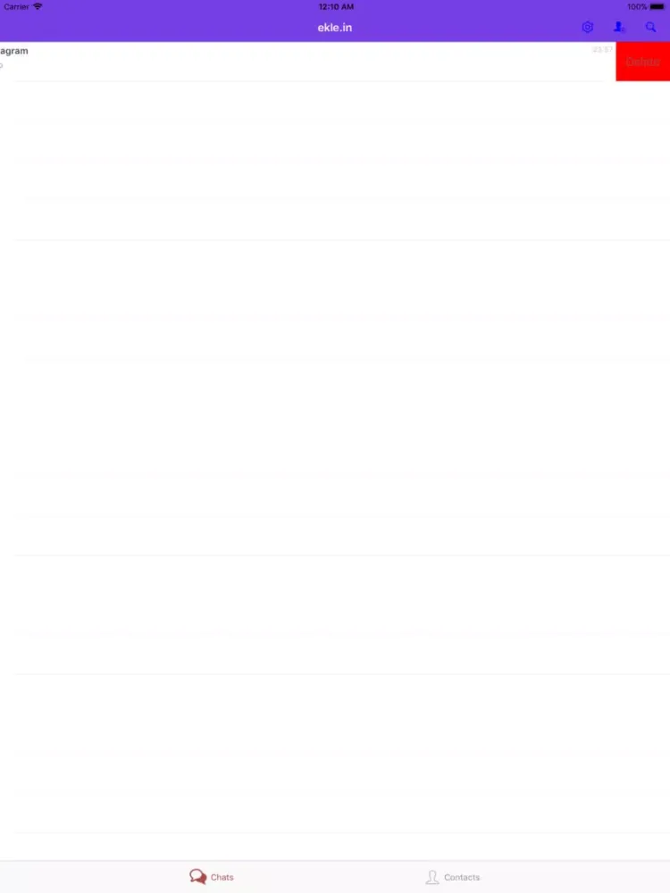 تصاویر ekle.in messenger iPad 