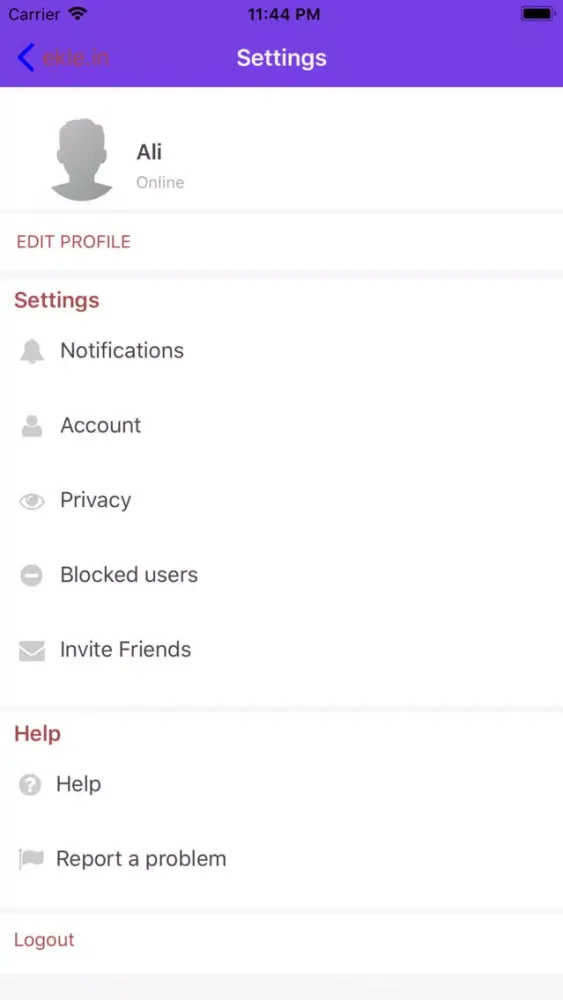 تصاویر ekle.in messenger