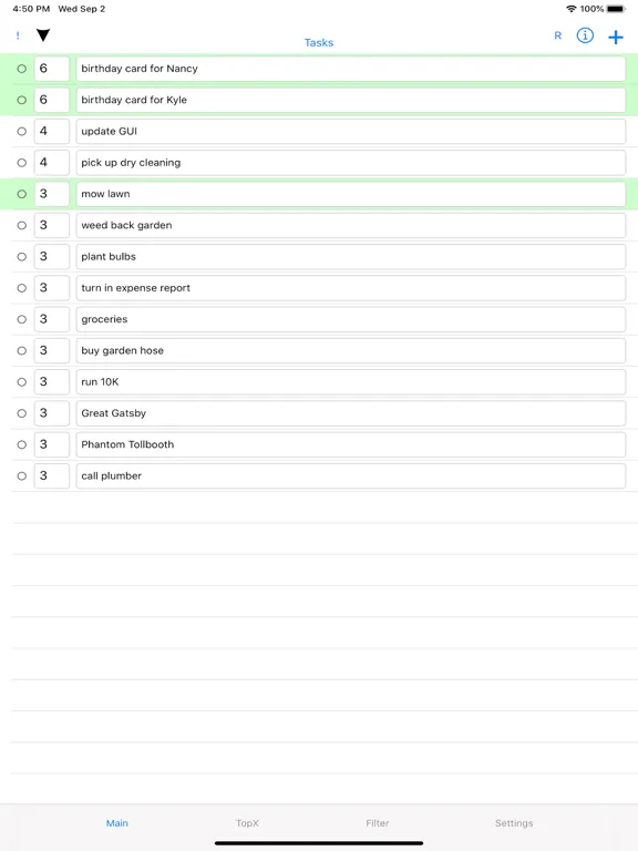 TopX iPad  Ekran Görüntüleri