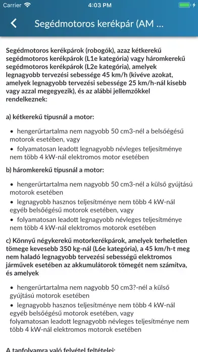Tangkapan layar Koroknai Autósiskola