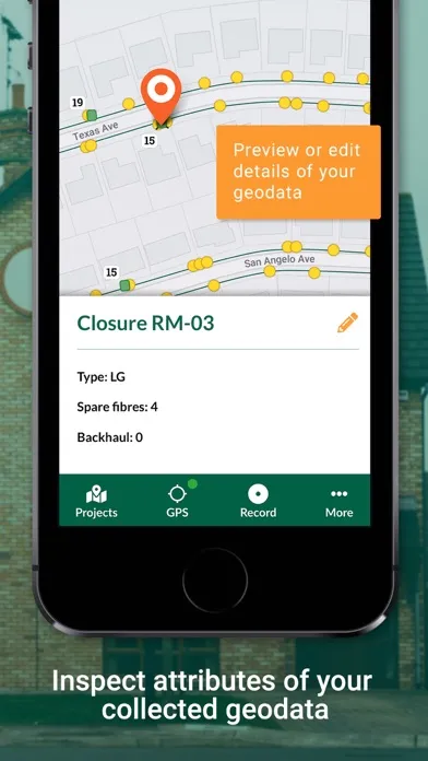 Capturas de tela do EKM Maps
