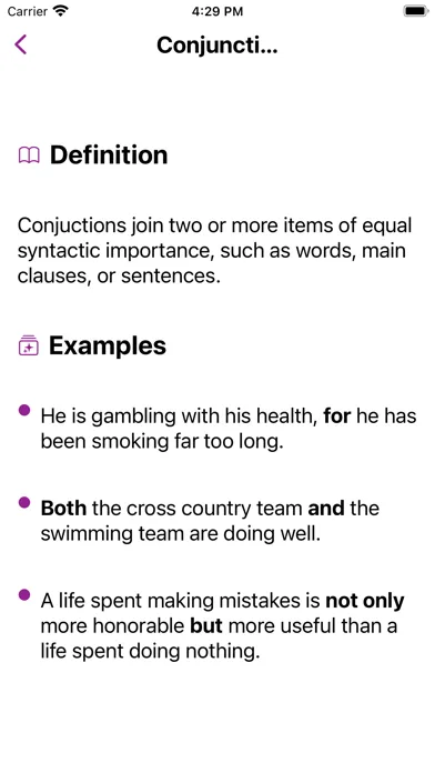 Tangkapan layar Grammar Up : 1800 Questions