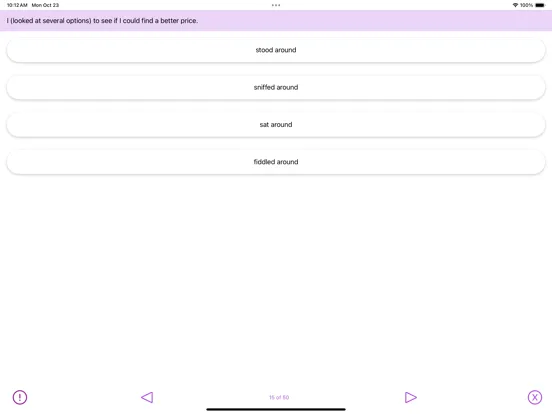 English Phrasal Verbs Lite iPad  سکرین شاٹس