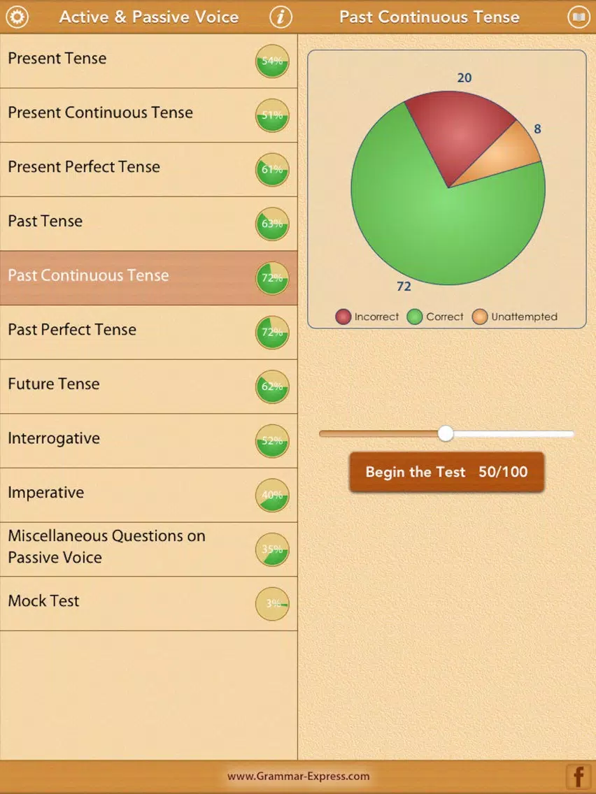 Capturas de pantalla de Grammar Express: Active & Passive Voice iPad 
