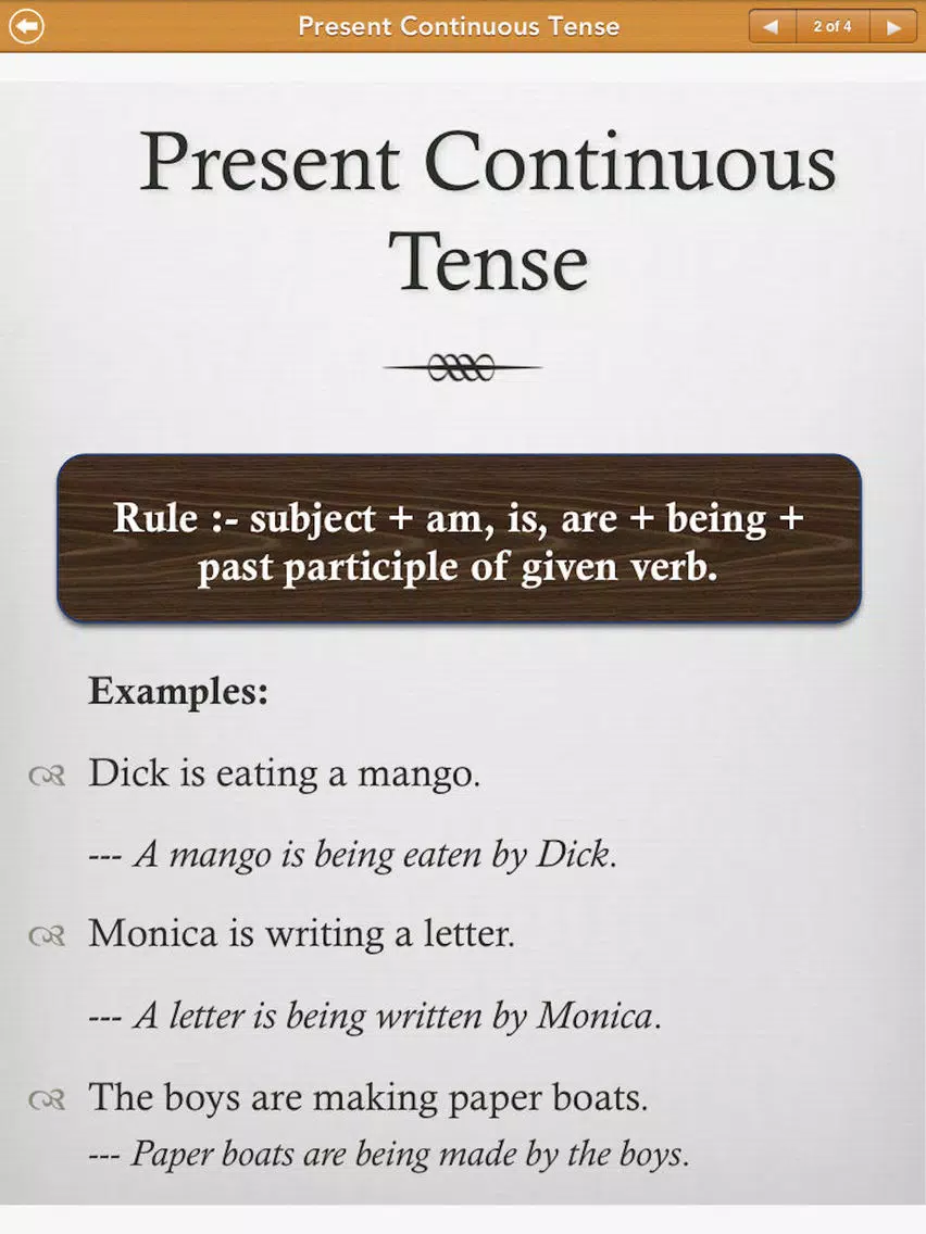 Capturas de pantalla de Grammar Express: Active & Passive Voice iPad 